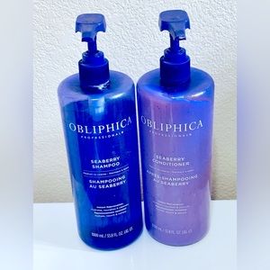 Obliphica Seaberry Shampoo & Conditioner Liters